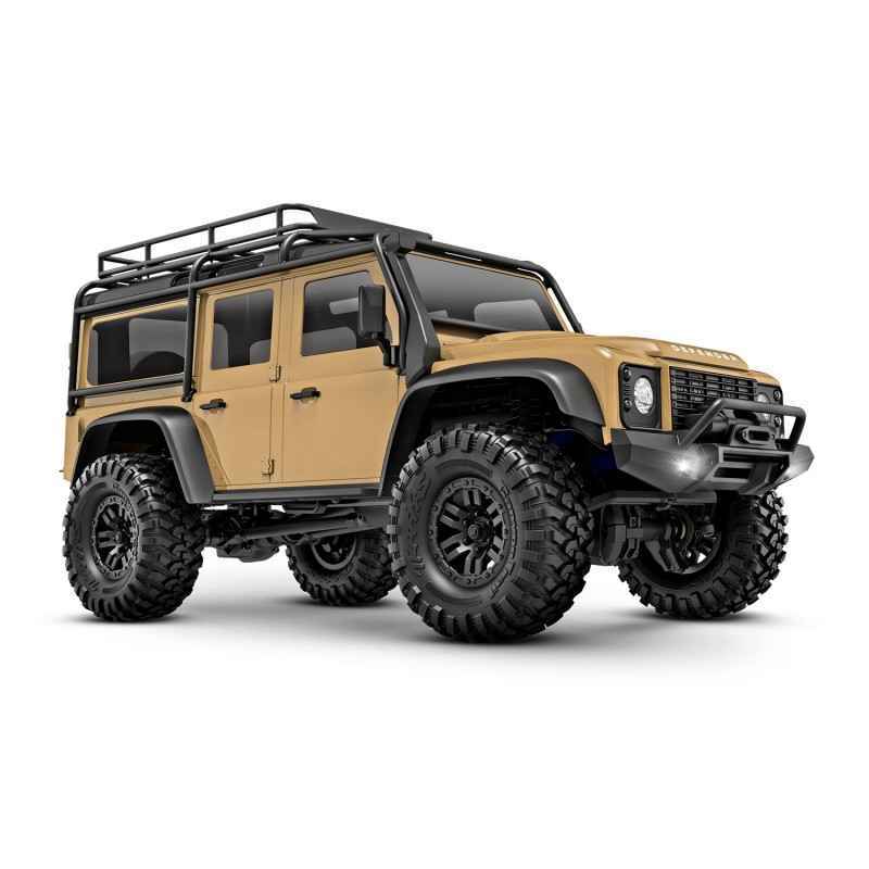 Traxxas TRX-4M 1/18 Land Rover Defender 4WD Marron (con bateria y cargador USB) TRX97054-1TAN