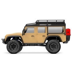 Traxxas TRX-4M 1/18 Land Rover Defender 4WD Marron (con bateria y cargador USB) TRX97054-1TAN