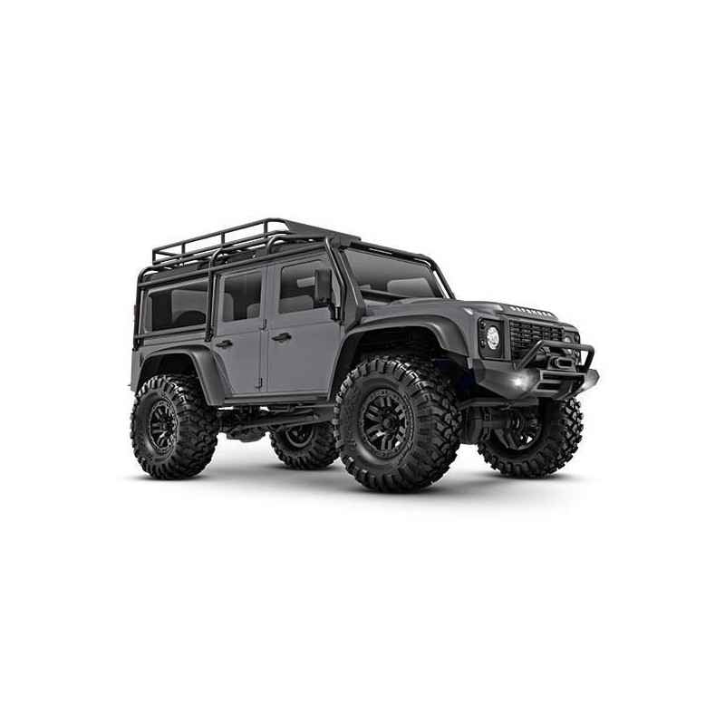 Traxxas TRX-4M 1/18 Land Rover Defender 4WD Gris (con bateria y cargador USB) TRX97054-1SLVR