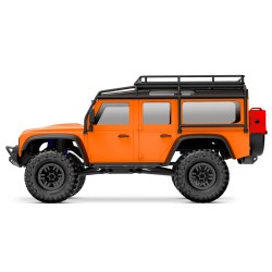 Traxxas TRX-4M 1/18 Land Rover Defender 4WD Naranja (con bateria y cargador USB) TRX97054-1ORNG