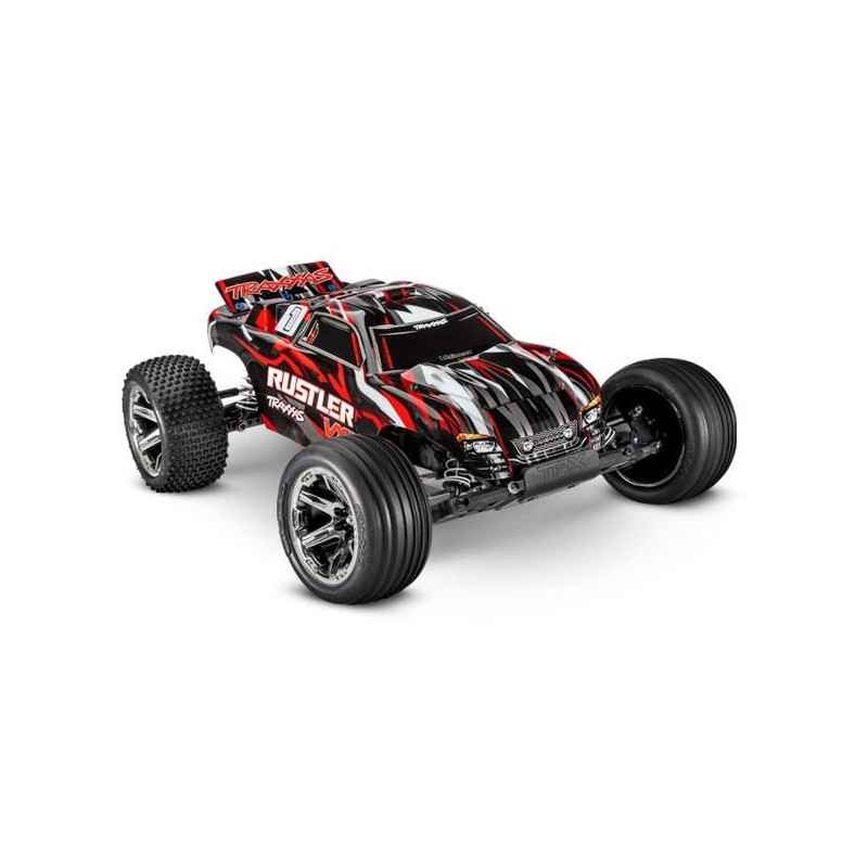 Traxxas Rustler RTR 2WD 1/10 VXL Brushless Rojo TSM PRO SERIES MAGNUM 272R (sin batería ni cargador) TRX37076-74RED