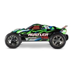 Traxxas Rustler RTR 2WD 1/10 VXL Brushless Verde con TSM PRO SERIES MAGNUM 272R (sin batería ni cargador) TRX37076-74GRN