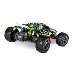 Traxxas Rustler RTR 2WD 1/10 VXL Brushless Verde con TSM PRO SERIES MAGNUM 272R (sin batería ni cargador) TRX37076-74GRN