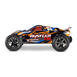Traxxas Rustler RTR 2WD 1/10 VXL Brushless Naranja TSM PRO SERIES MAGNUM 272R (sin batería ni cargador) TRX37076-74ORNG