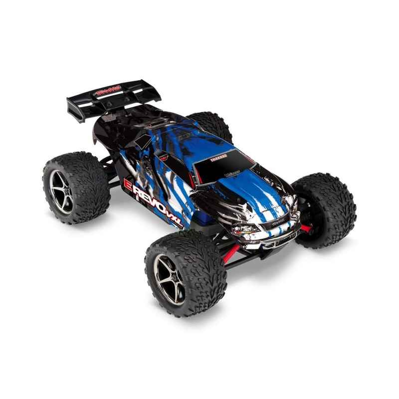 Traxxas E-Revo VXL 1/16 4WD Brushless Azul (con batería y cargador) TRX71076-8BLUEX