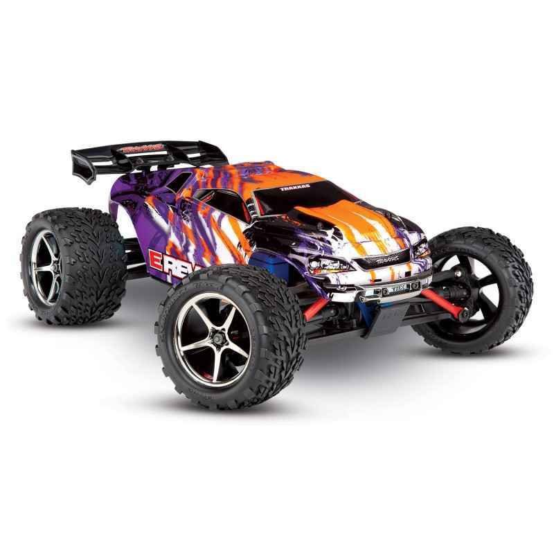 Traxxas E-Revo VXL 1/16 4WD Brushless Naranja (con batería y cargador) TRX71076-8PRPL