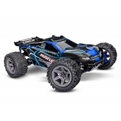 Traxxas Rustler 4WD 1/10 Brushless BL-2S Azul TRX67164-4BLUE