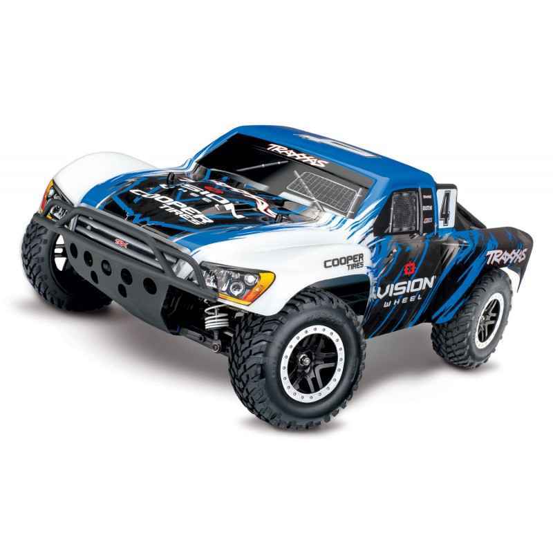 Traxxas Slash RTR 4WD 1/10 VXL Brushless Azul Vision (sin bateria ni cargador) TRX68086-4V