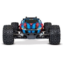 Traxxas Rustler RTR 4WD 1/10 VXL Brushless con TSM Azul (Sin Bateria ni Cargador) TRX67076-4B