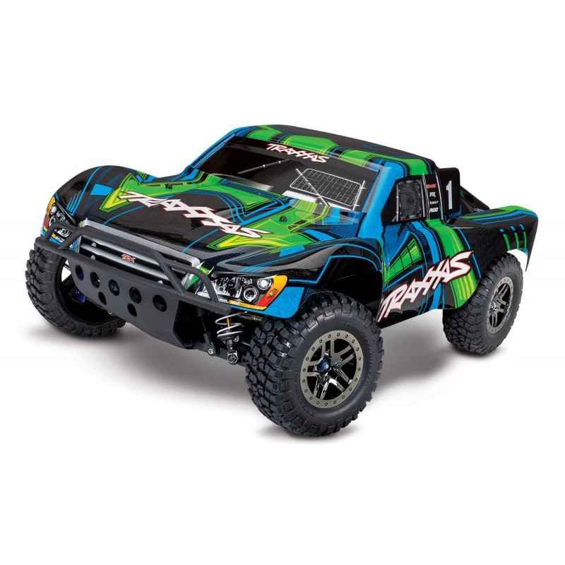 Traxxas Slash RTR 4WD 1/10 VXL Brushless Ultimate LCG con TSM Verde (sin bateria ni cargador) TRX68077-4G