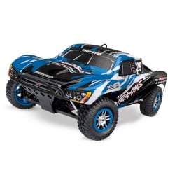 Traxxas Nitro Slayer RTR 4WD 1/10 con TSM Azul TRX59076-3B