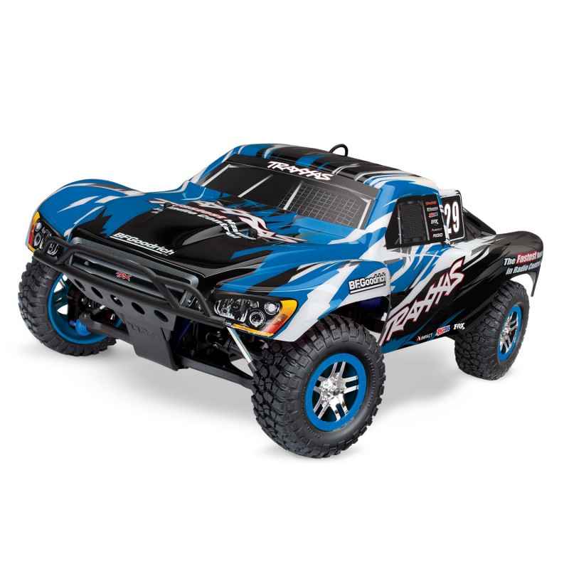 Traxxas Nitro Slayer RTR 4WD 1/10 con TSM Azul TRX59076-3B