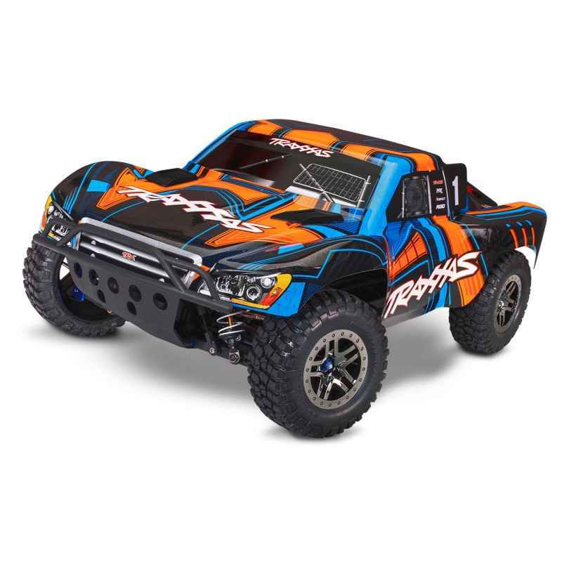 Traxxas Slash RTR 4WD 1/10 VXL Brushless Ultimate ,sin clips, Naranja (sin bateria ni cargador) TRX68277-4ORNG