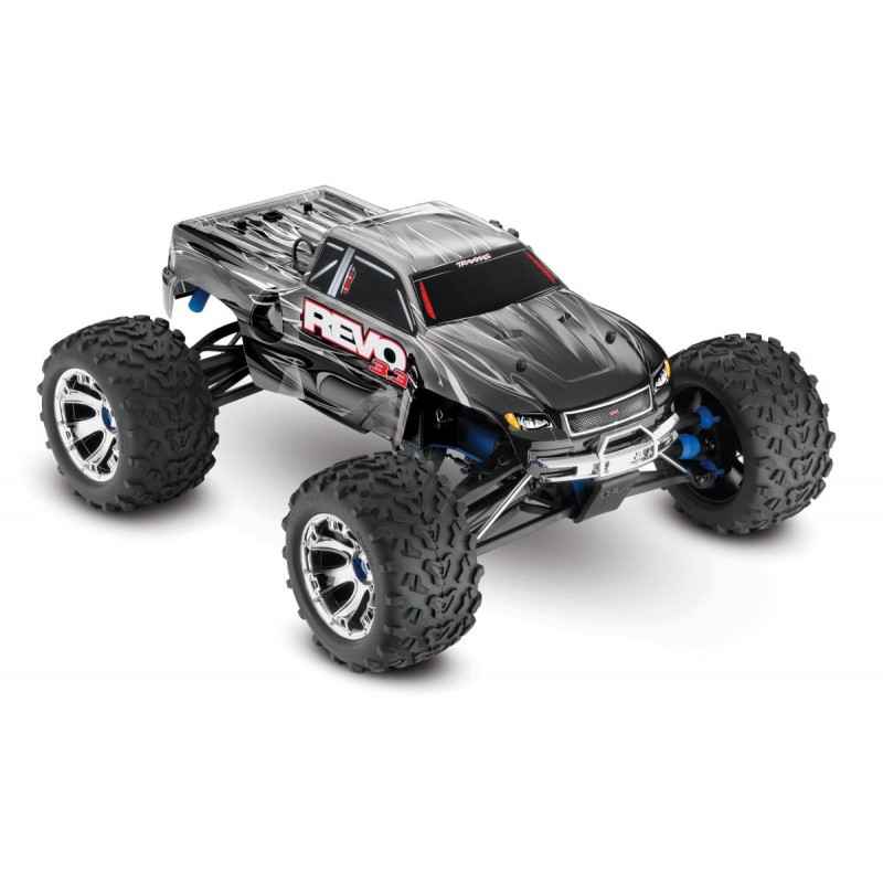 Traxxas Revo 3.3 Nitro RTR 4WD 1/10 Plateado TRX53097-3S