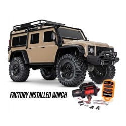 Traxxas TRX-4 Land Rover Defender con winch TRX8855 instalado de fabrica TRX82056-84