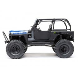 Axial 1/10 SCX10 III Jeep CJ-7 4WD Brushed RTR en color Gris AXI03008T2