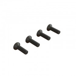 Tornillo Cabeza cónica Arrma M4x10mm (4pcs) ARA722410