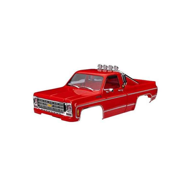 Carrocería Chevrolet K10 1979 pintada Roja para Traxxas TRX-4M High Trail 1/18 TRX9811-RED