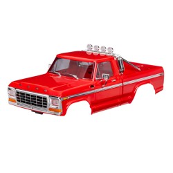 Carrocería Ford F-150 1979 completa pintada Roja para Traxxas TRX-4M 1/18 High Trail TRX9812-RED