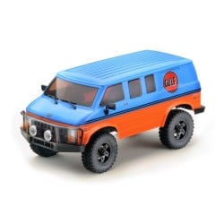 Absima 1:18 Micro Pro Crawler Rock Van V2 RTR azul-naranja AB18028V2