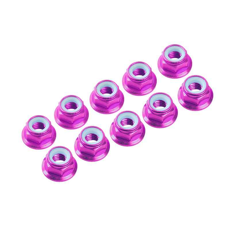 Tuercas autoblocantes M3 Ultimate Racing purpura (10pcs) UR1503-PK