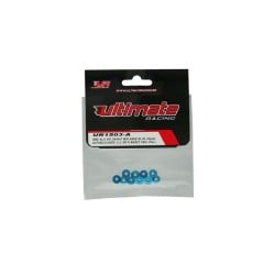 Tuercas autoblocantes de aluminio M3 Ultimate Racing azul (10pcs) UR1503-A