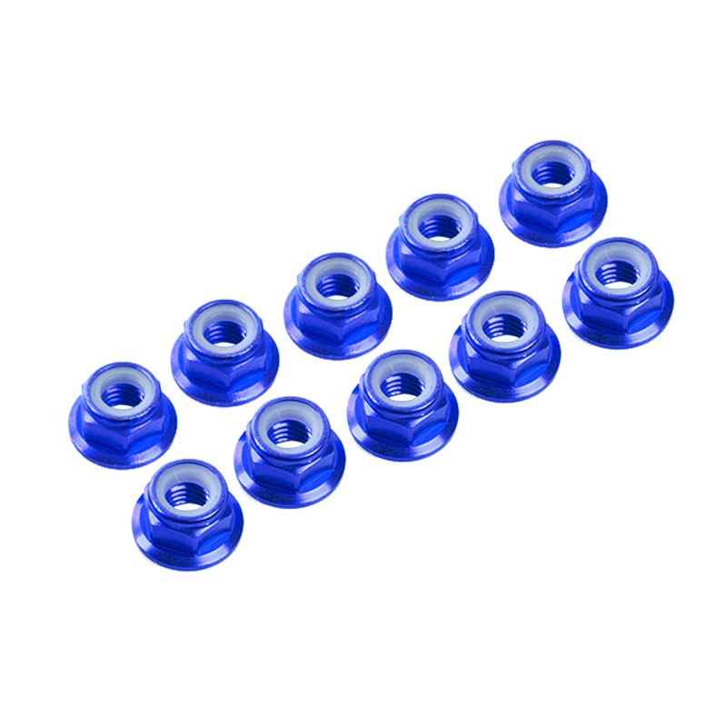 Tuercas autoblocantes de aluminio M3 Ultimate Racing azul (10pcs) UR1503-A