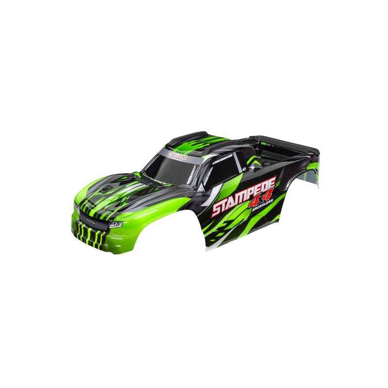 Carrocería Traxxas Stampede® 4X4 Brushless, pintada verde TRX6762-GRN