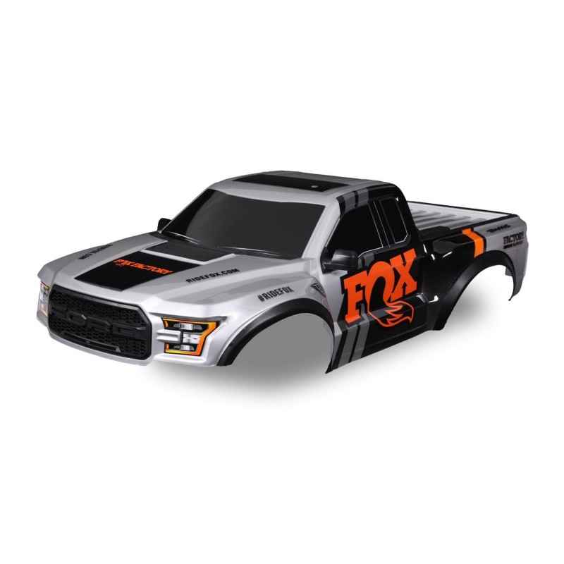 Carrocería Traxxas Ford Raptor 2017 sin clips TRX5916-FOX