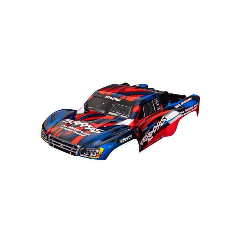 Carrocería Traxxas Slash® 2WD Roja/Azul TRX5851R