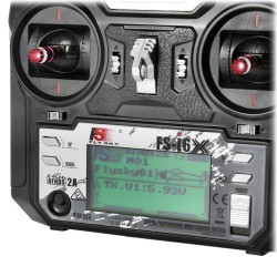 Emisora Flysky i6X 6 canales Radio Set con 1 receptor FS046