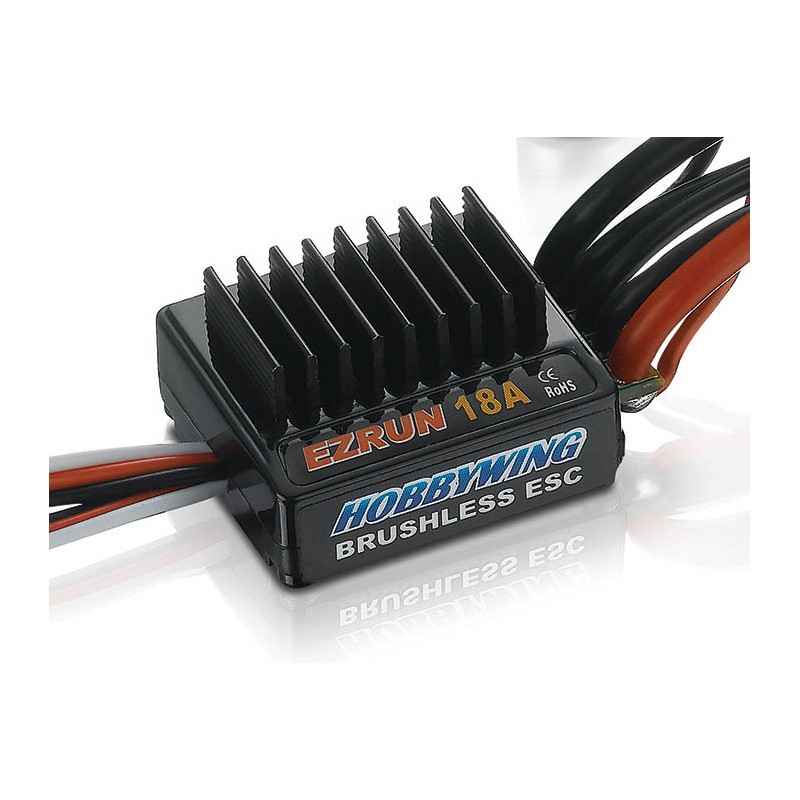 Variador Hobbywing Ezrun SL18 ESC Sensorless 18 Amp 2-3s LiPo BEC 1A HW81010020