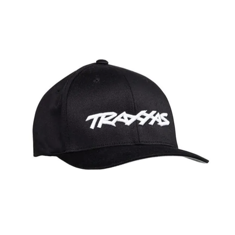 Traxxas Logo Flexfit Hat Black TRX1188-BLK-LXL