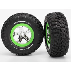 Ruedas Traxxas BFGoodrich Mud-Terrain T/A KM2 Aro Verde (2pcs) TRX6876