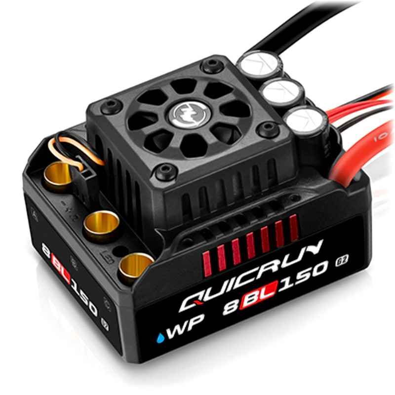 Variador Hobbywing QuicRun WP8BL150 G2 Brushless ESC 150A 3-6s para 1:8 HW30109003