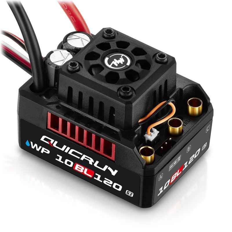 Variador Hobbywing QuicRun WP10BL120 G2 Brushless ESC 120A 2-4s HW30107200