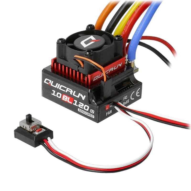 Variador Hobbywing QuicRun 10BL120 G2 120A Sensored ESC 2-3s HW30125002