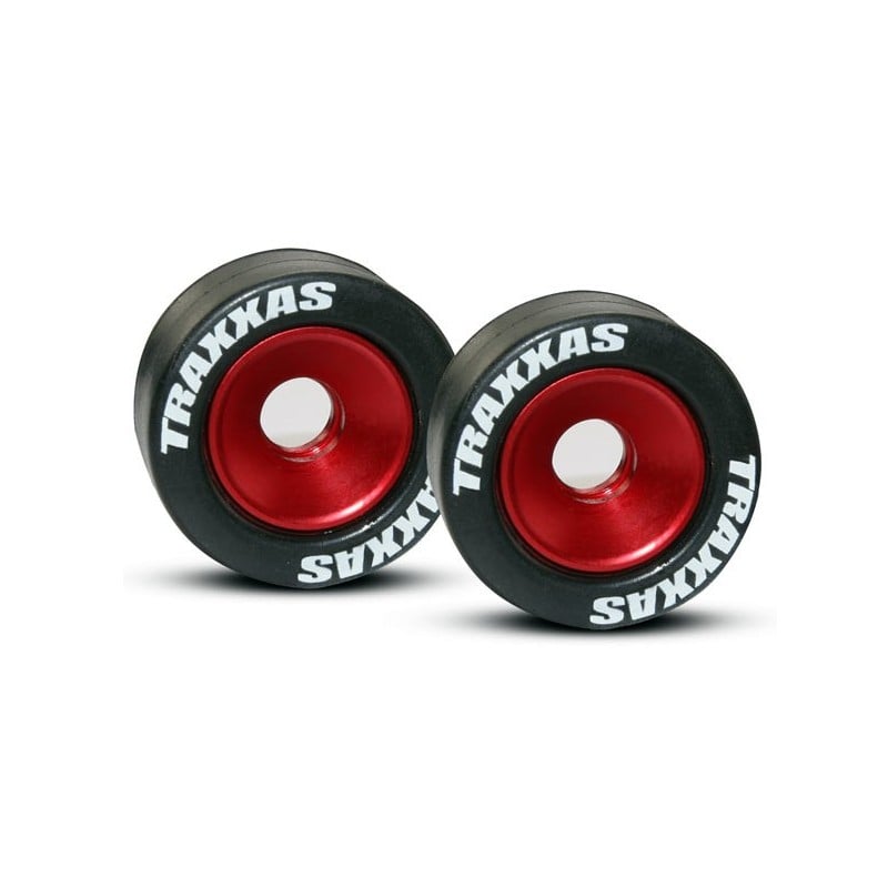 Ruedas anti-caballitos de aluminio anodizado rojo Traxxas TRX5186