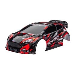 Carrocería Traxxas Ford Fiesta ST Rally Brushless color rojo TRX7418-RED