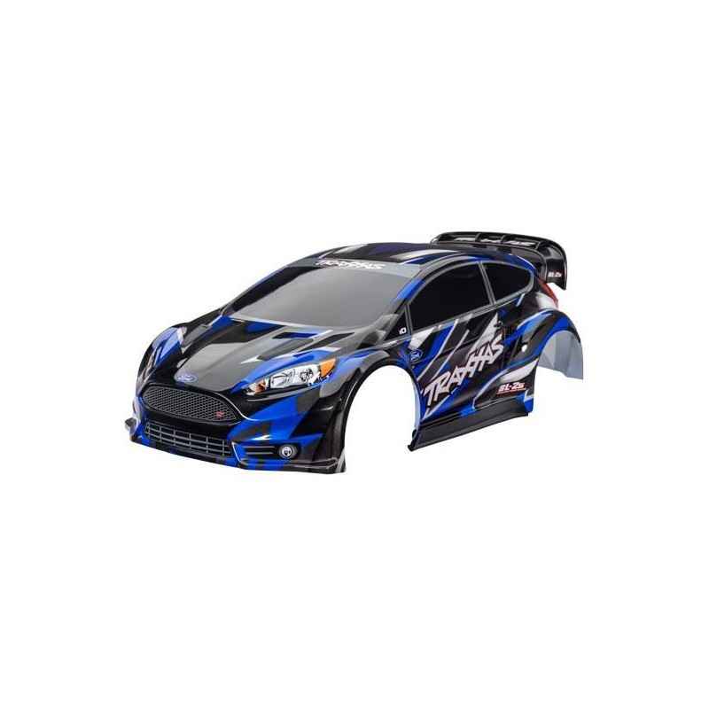 Carrocería Traxxas Ford Fiesta ST Rally Brushless color azul TRX7418-BLUE