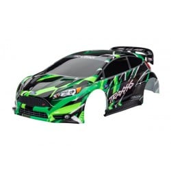 Carrocería Traxxas Ford Fiesta ST Rally VXL color Verde TRX7427-GRN