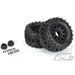 Neumaticos Pro-Line Badlands MX38 HP 3.8in All Terrain BELTED Tyres Mounted 8x32 17mm Hex PRO1016610