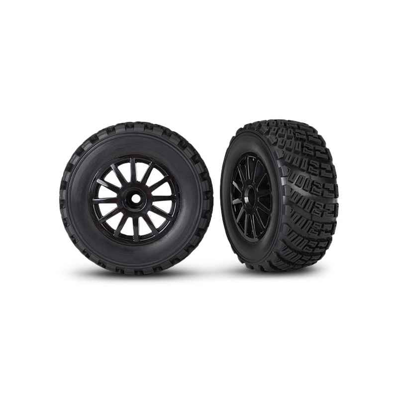 Ruedas completas Traxxas Ford Fiesta Negras (2pcs) TRX7473T