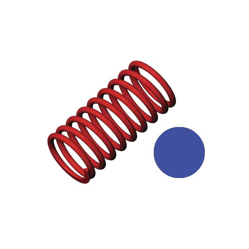 Muelles de amortiguador (rojo) (GTR) (índice 5.9 azul) (trasero estándar 120 mm) TRX5444