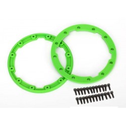 Protector de rueda lateral estilo beadlock (verde) (2pcs) TRX5664