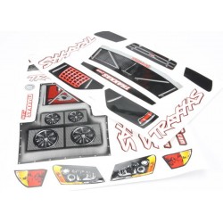 Hoja de pegatinas Traxxas Slash TRX5813