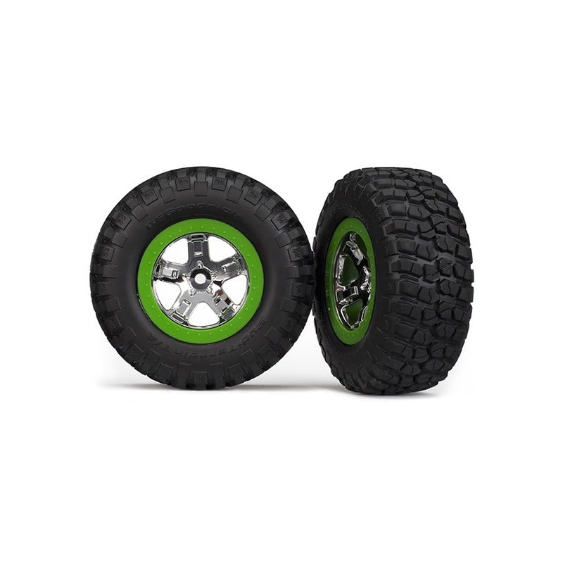 Ruedas Traxxas BFGoodrich® Mud-Terrain™ T/A® KM2 (2WD delanteras) (2pcs) TRX5865