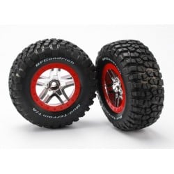 Neumáticos delanteros Traxxas BFGoodrich Mud TA (cromo satinado) (estándar) (2pcs) TRX5877A