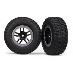 Neumático Traxxas BFGoodrich KM2 con rueda trasera de radios divididos (2) (negro) (estándar) TRX5883