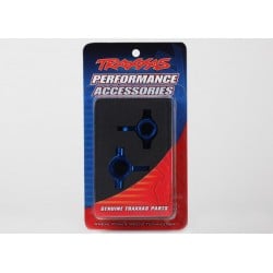 Bloques de dirección Traxxas aluminio 6061-T6, izquierda y derecha (anodizado azul) TRX6439